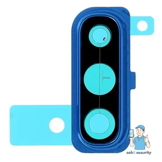 Camera Lens Glass with Frame for Samsung Galaxy A50 Blue thumbnail